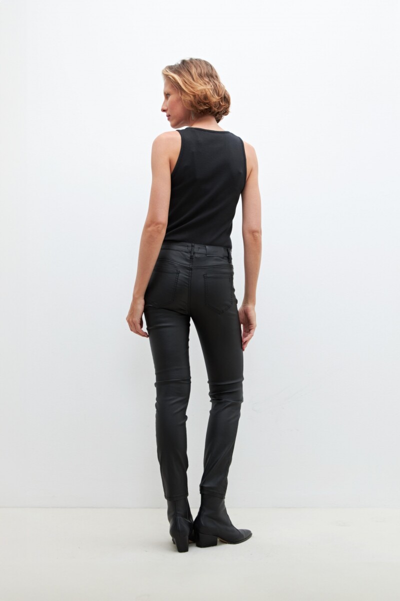 Jean slim engomado Celine negro