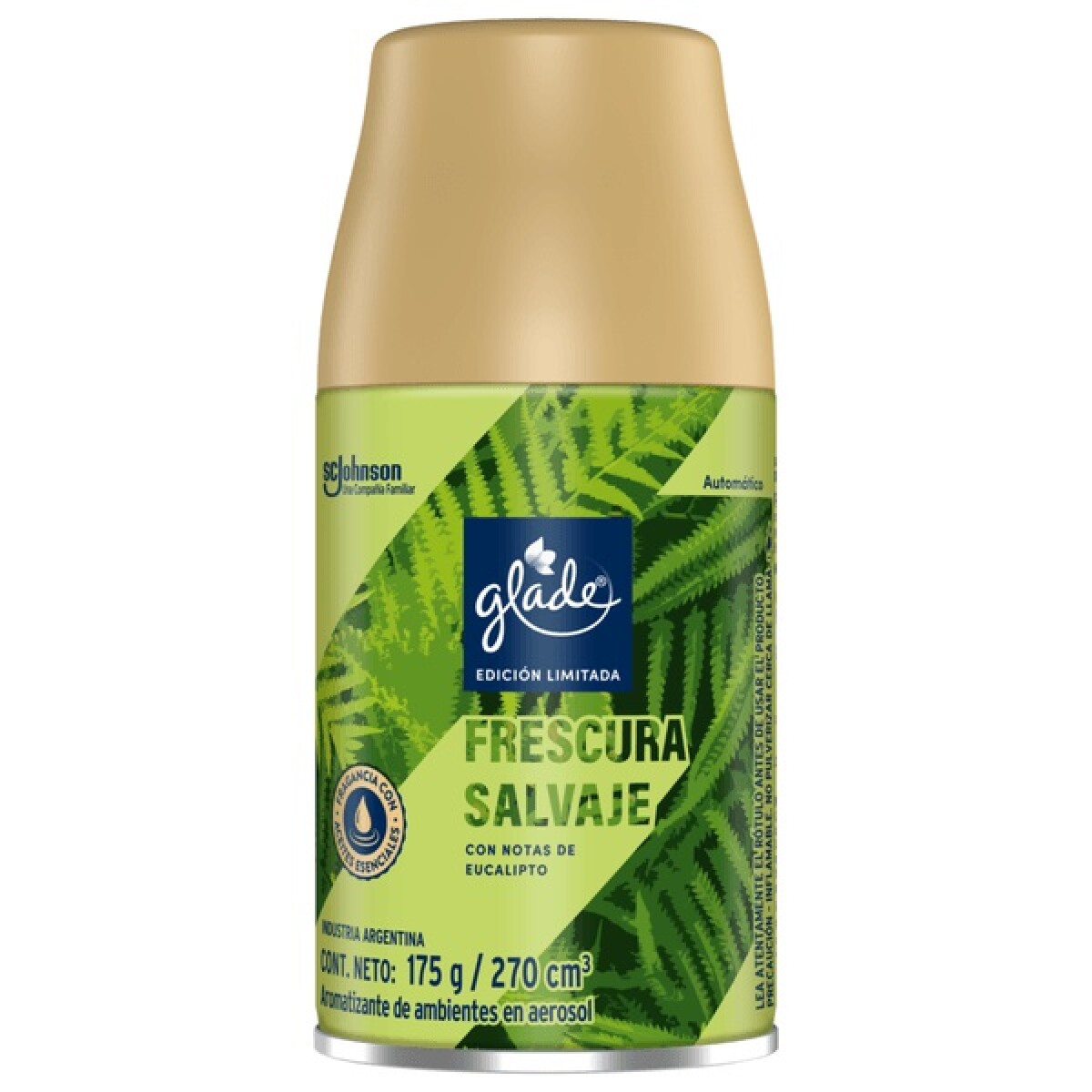 Repuesto Glade Automático Frescura Salvaje 175 Grs. 