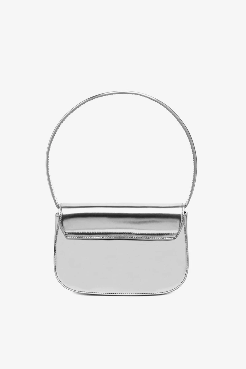 BOLSO 1DR CUERO ESPEJADO Plata