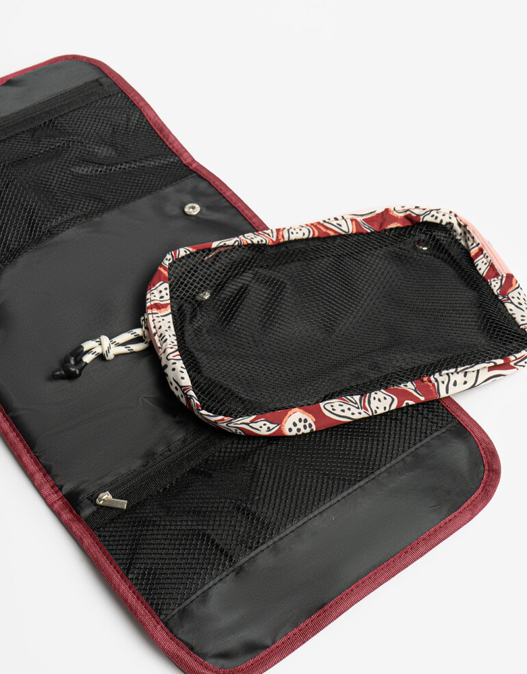 Porta Cosméticos Desplegable Porta Cosméticos Desplegable Pack And Go - Estampado Flores