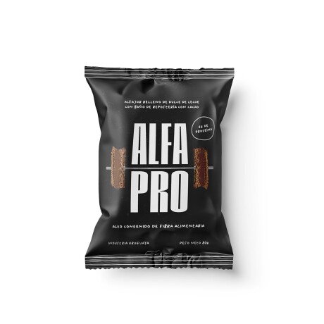 Alfajor Protéico Reducido en calorías Chocolate negro Caja x 8 unidades Alfapro Alfajor Protéico Reducido en calorías Chocolate negro Caja x 8 unidades Alfapro