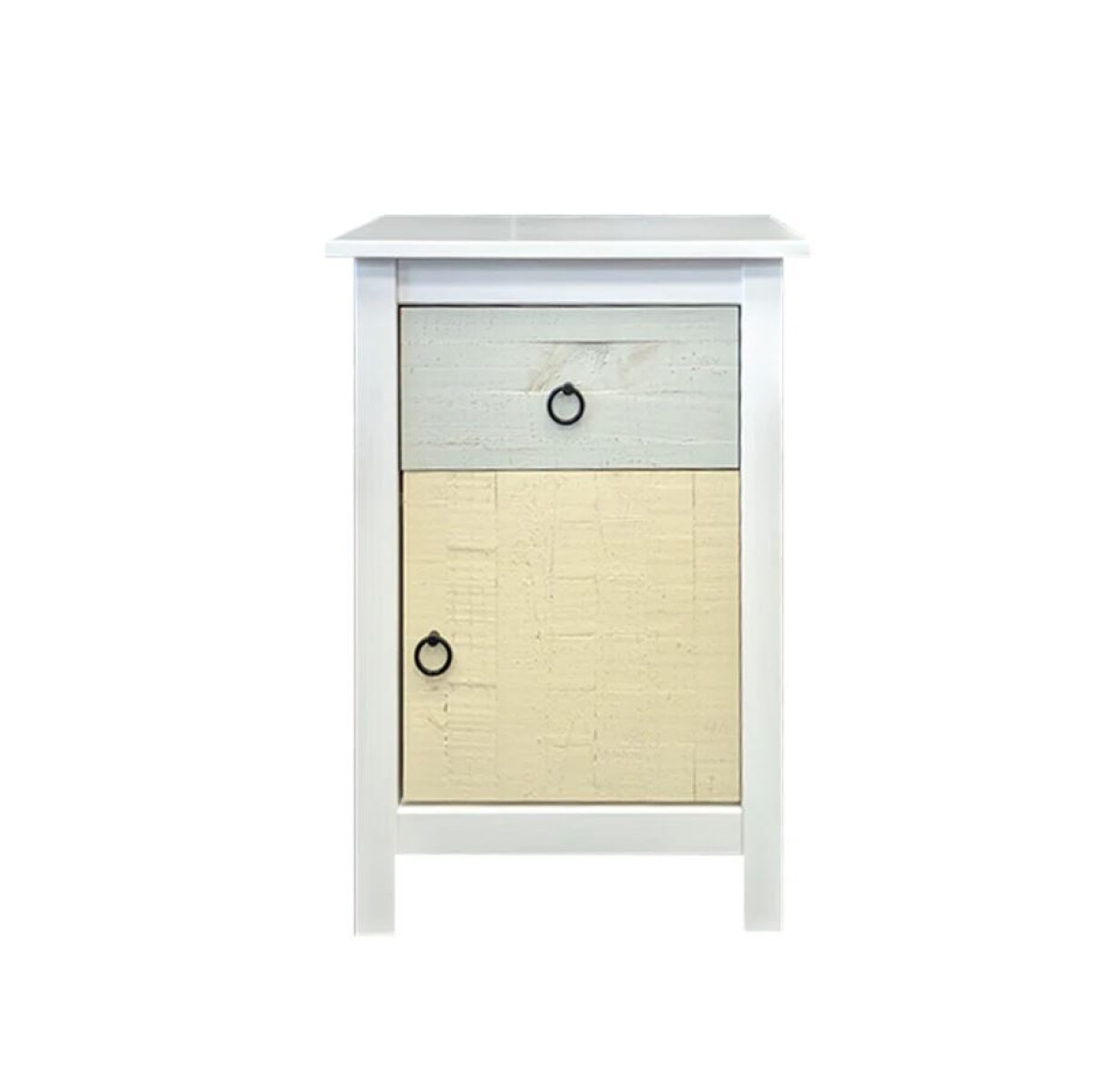Mesa De Luz FLora 1 Puerta 1 Cajón 