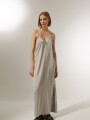 Vestido Legranda Plateado