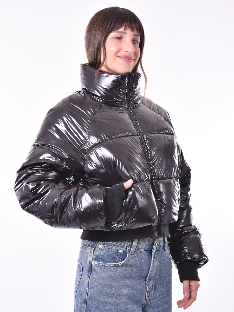 CAMPERA SHINE - NEGRO 