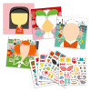 Crear caras con stickers Djeco Crear caras con stickers Djeco
