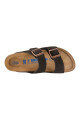 Sandalia Arizona Soft Footbed Suede Leather - Regular Mocca