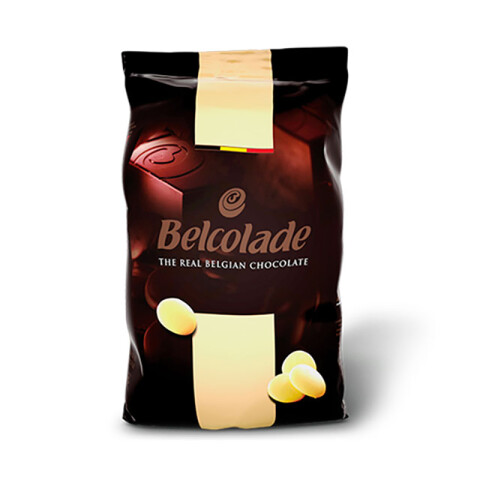 Chocolate Belcolade 1 kg Blanco