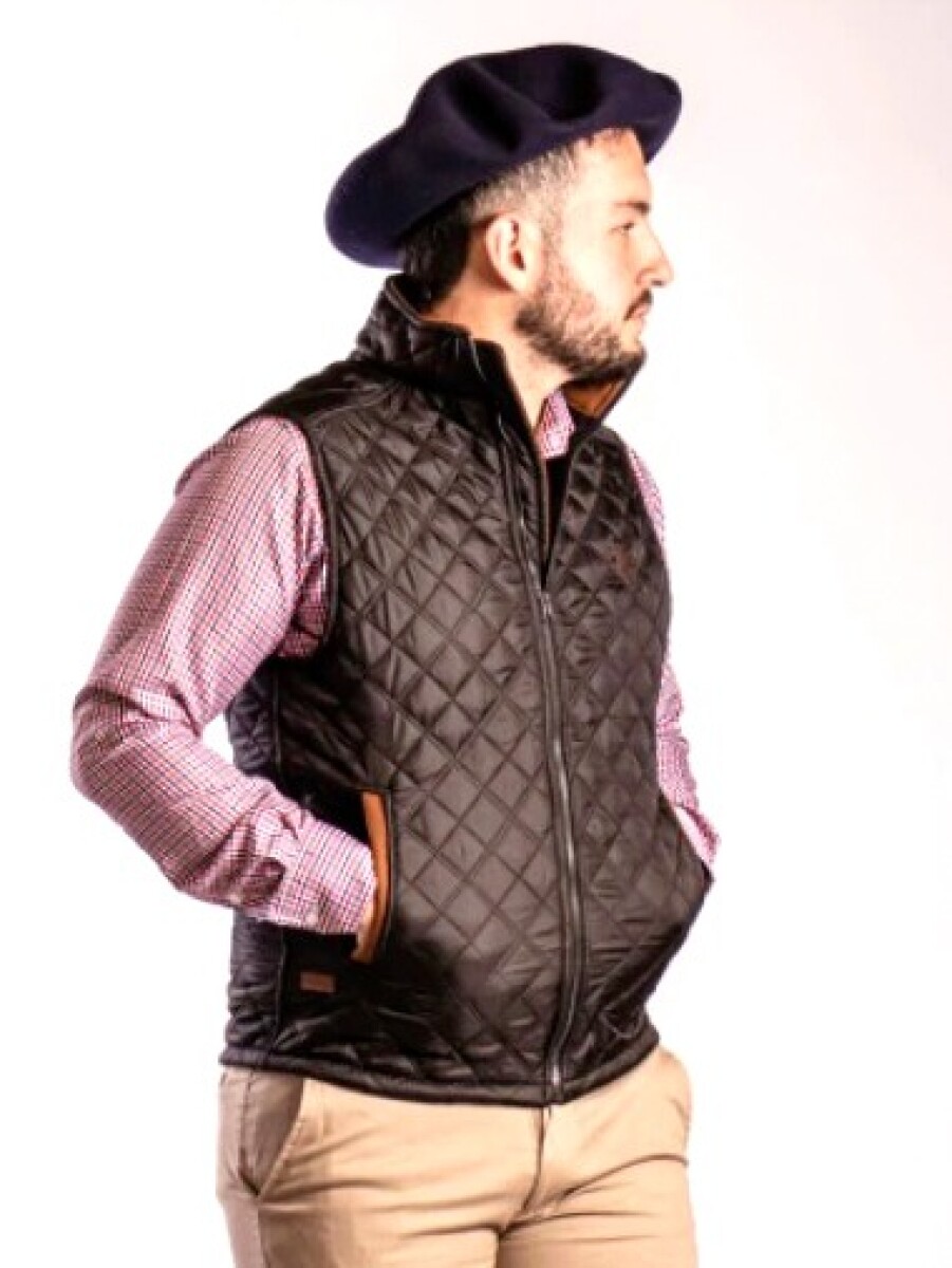 Chaleco Capitoneado de Hombre Ecuestre - negro 2 