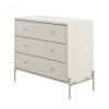 Cómoda Jasper 3 cajones White Matte champ