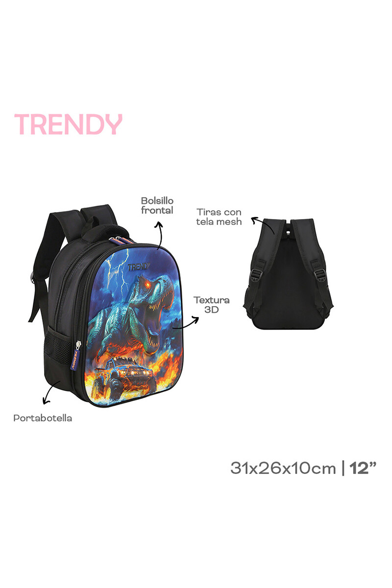 Mochila Trendy Negro