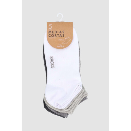 Medias cortas al tobillo en colores lisos Variante 1