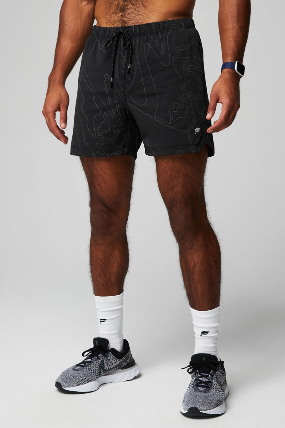 Short The 5 One Short (Lined) Hombre Black Vision Wave Reflective