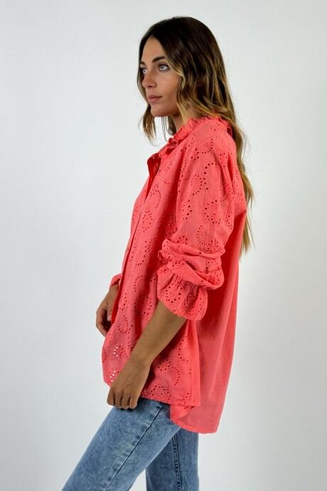 CAMISA TROPICAL Coral