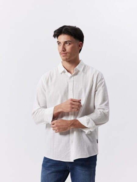 CAMISA N. SAILS 10702 M.L faro BLANCO