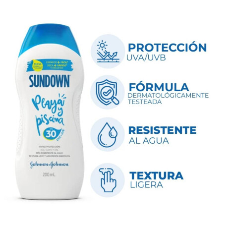Protector Solar Sundown en Loción Factor 30 200ml