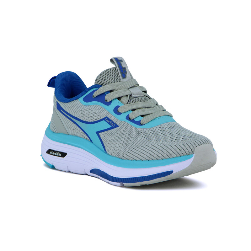 Diadora Moon Calzado Running Hombre - LT GREY/SKYBLUE Gris Claro-Celeste