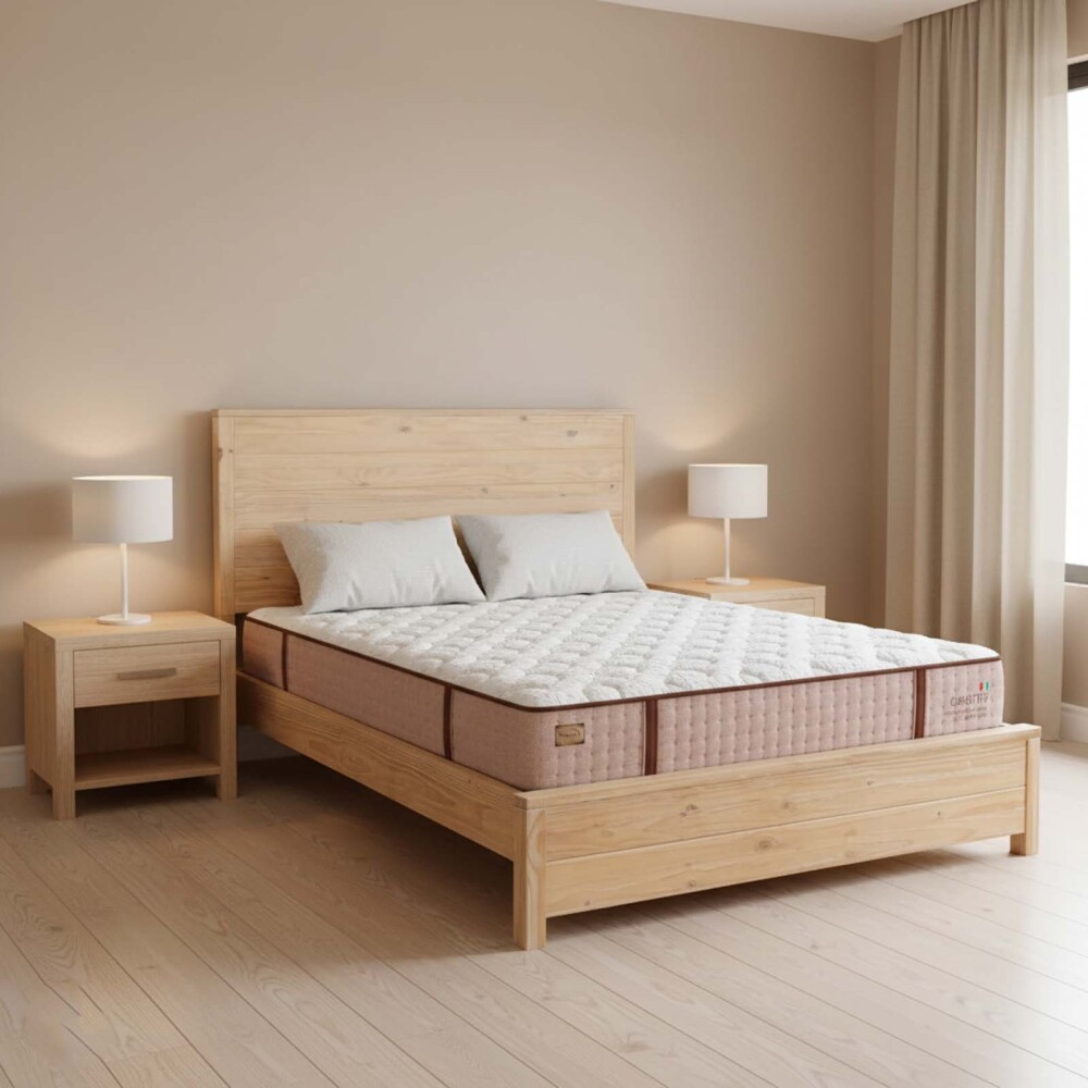 COLCHÓN SUPER KING RESORTESPOCKET NATURAL-BEIGE VITTORIO