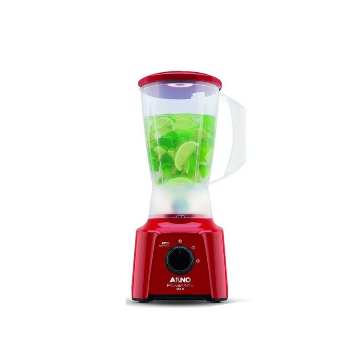 LICUADORA ARNO POWERMIX 550W 2 LTS. 2 VEL. ROJA 