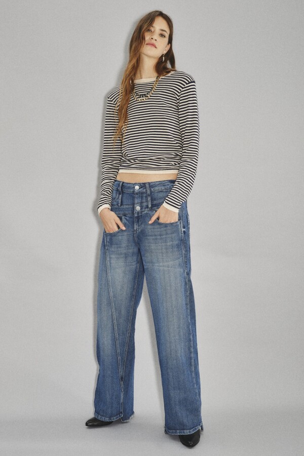 Jean Tomboy Blue Azul