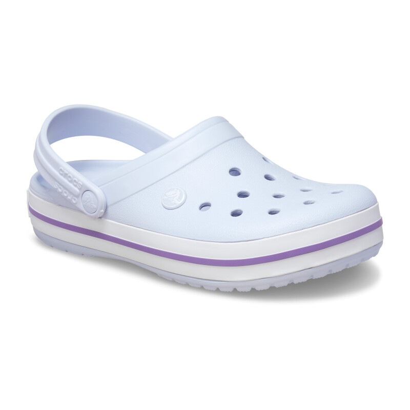 Zueco de Mujer Crocs Band c/tira Atras Lila