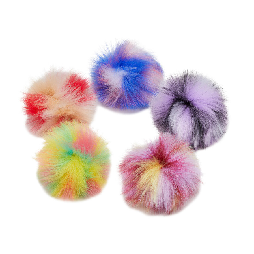 Dyed Puff 5 Pack Multicolor