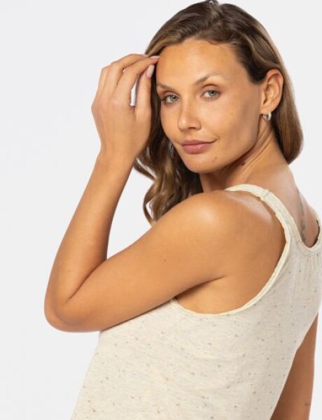 MUSCULOSA CON BOTONES Amarillo