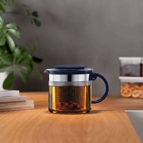 Tetera 15Lt Bistro Nouveau Bodum Azul/Cromo