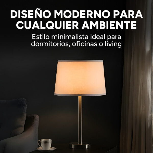 Lampara De Escritorio Mesa Portátil 220V Con Puerto Usb Color Negro