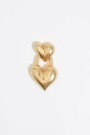 PENDIENTES DOBLE CORAZÓN Oro