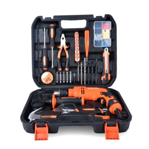 Kit Taladro Daewoo + 34 Piezas DAID550 550W Kit Taladro Daewoo + 34 Piezas DAID550 550W