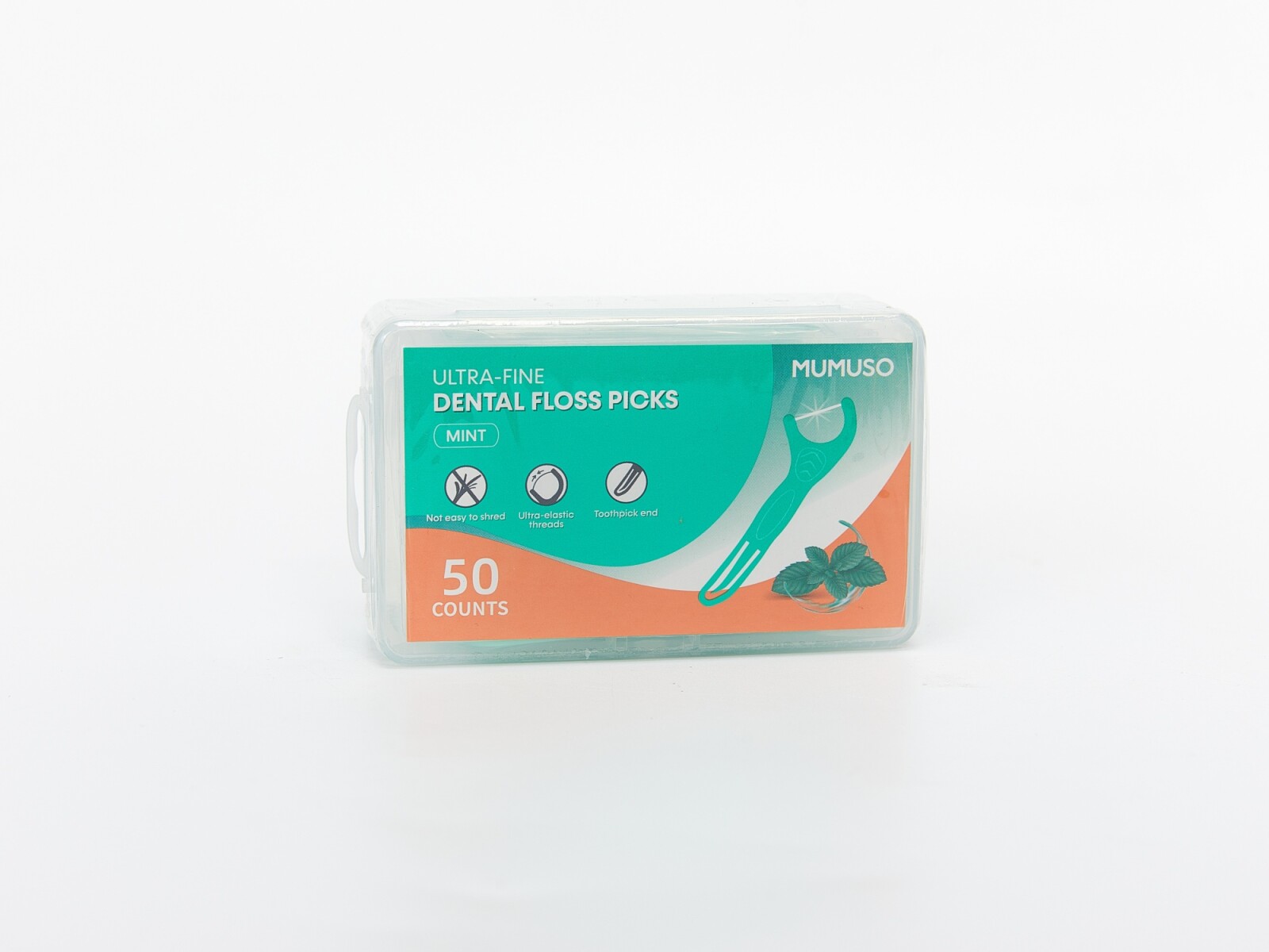 PALILLOS DE HILO DENTAL ULTRAFINOS (MENTA/50 UNIDADES) 