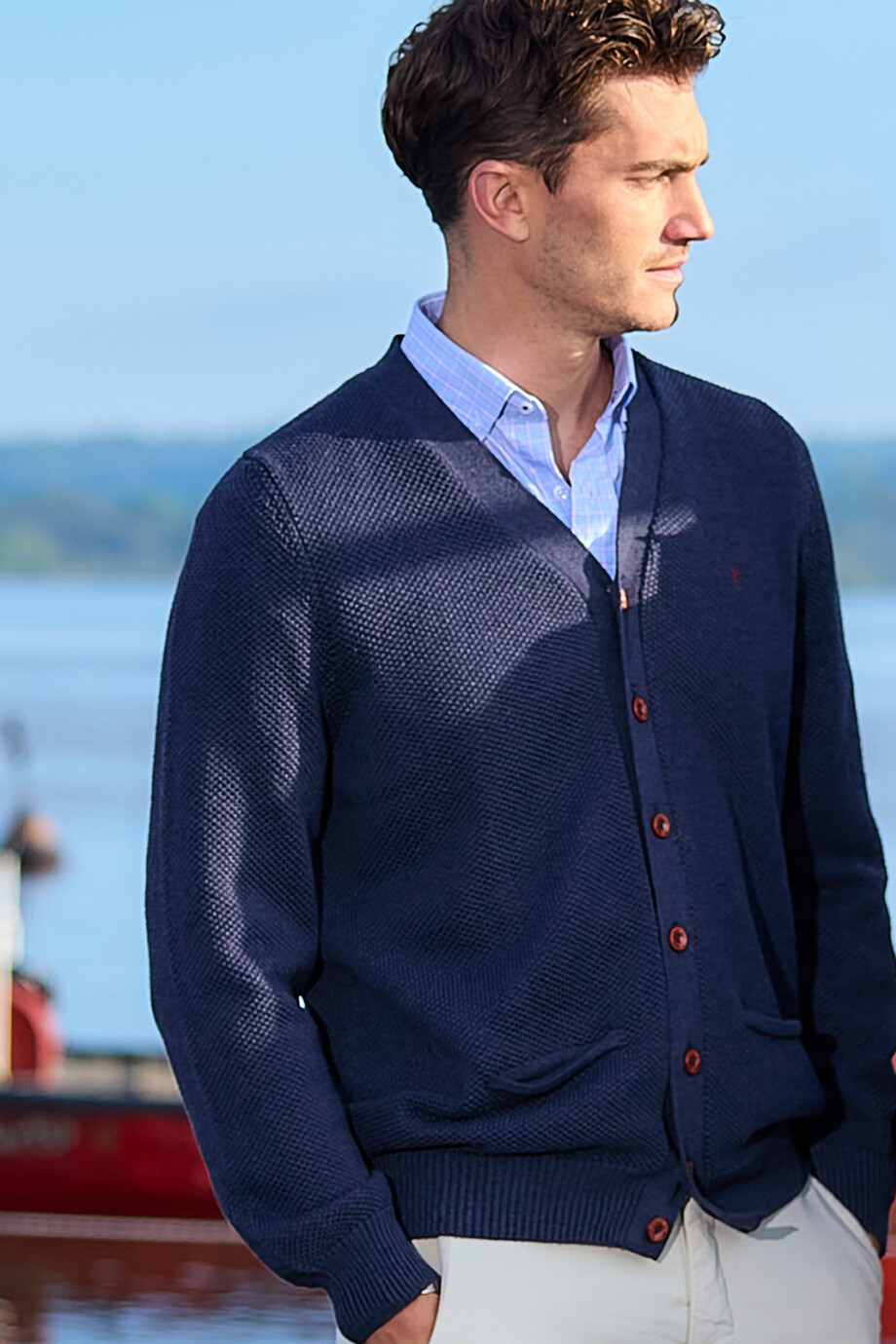 Cardigan Bautista Azul