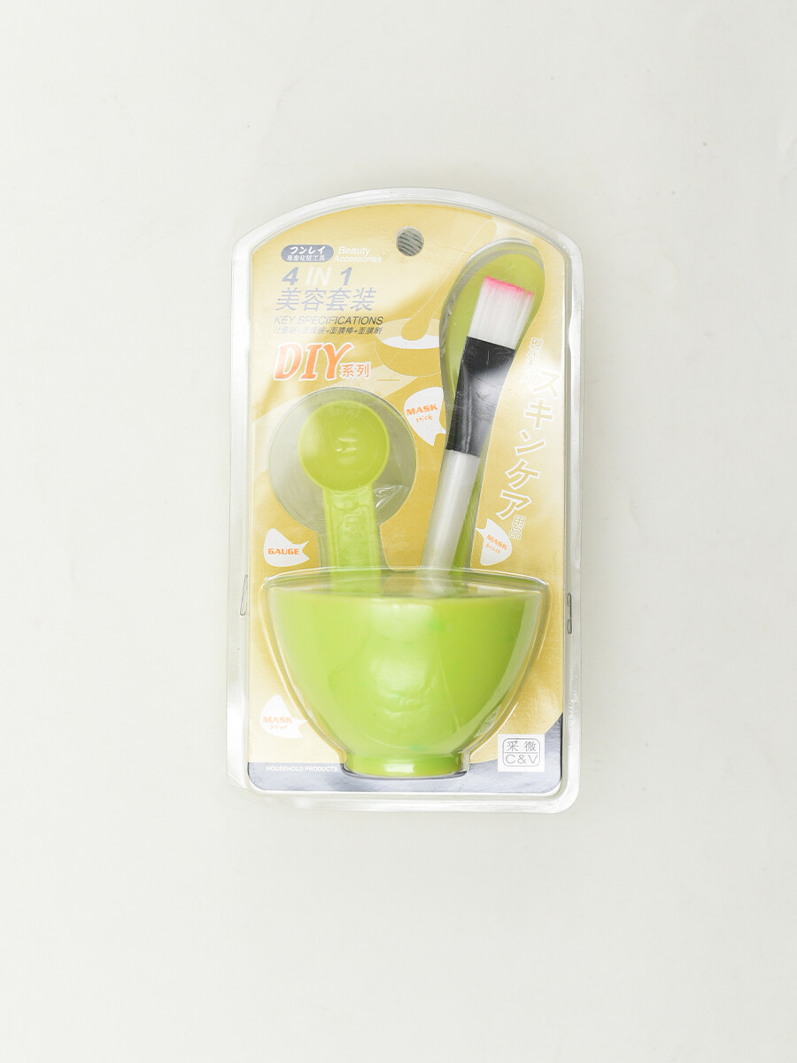 MAKEUP BRUSH SET - VERDE CLARO 