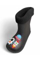 BOTA DE LLUVIA NIÑO NASA Negro
