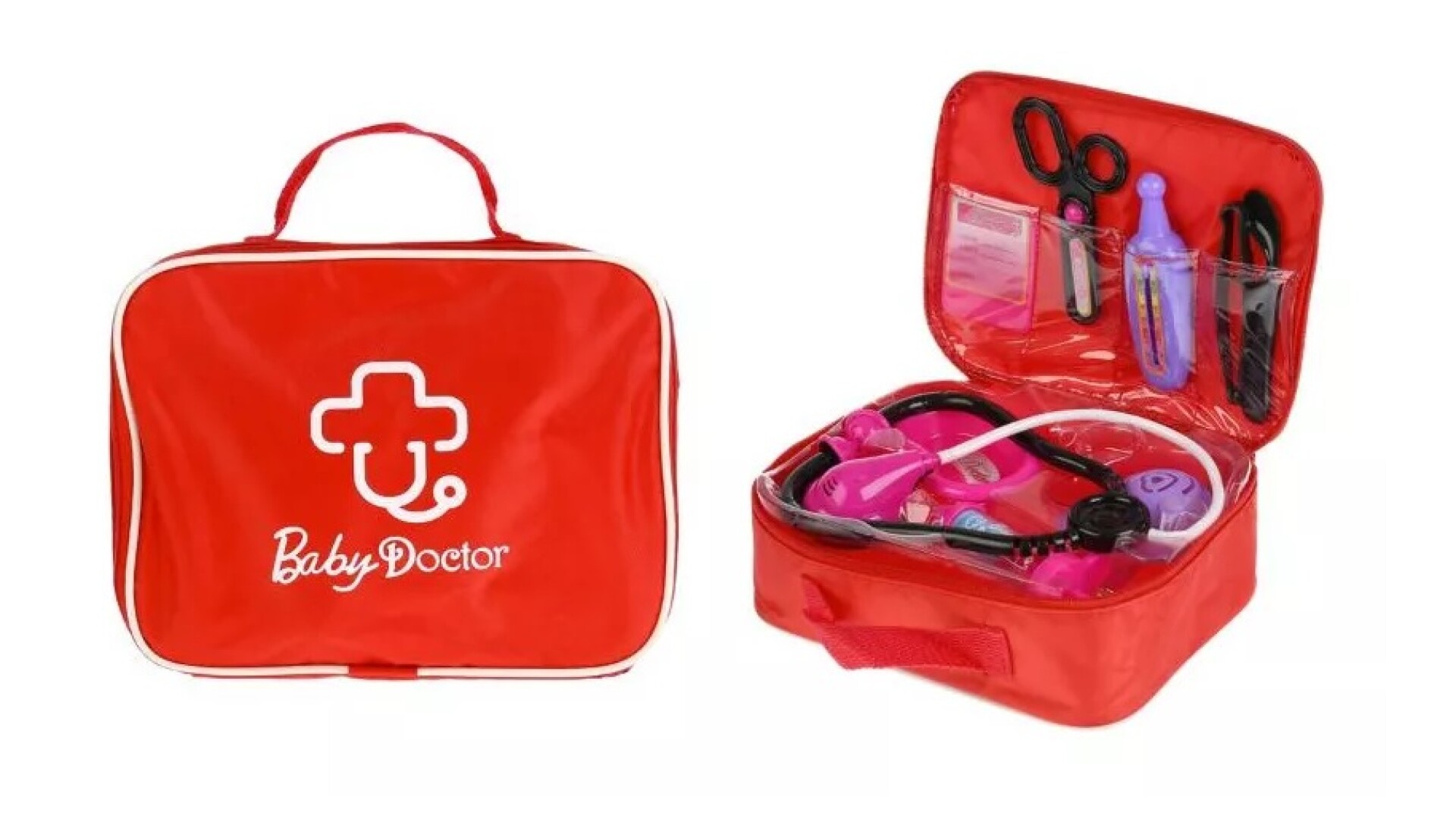 Set de doctor de juguete con bolso y accesorios 