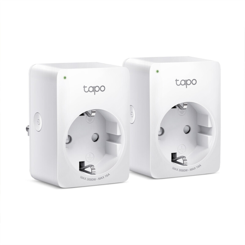 Pack x2 Mini Enchufe Inteligente Tp-Link Tapo Wi-Fi P110 Pack x2 Mini Enchufe Inteligente Tp-Link Tapo Wi-Fi P110