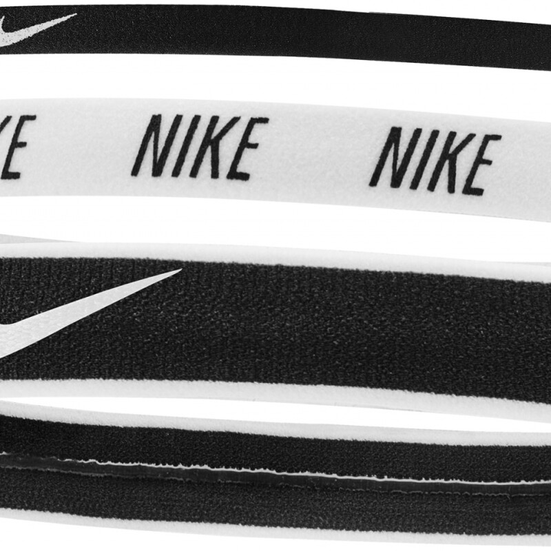Bandas Nike Mixed Width Headbands 3-Pack Unisex Negro