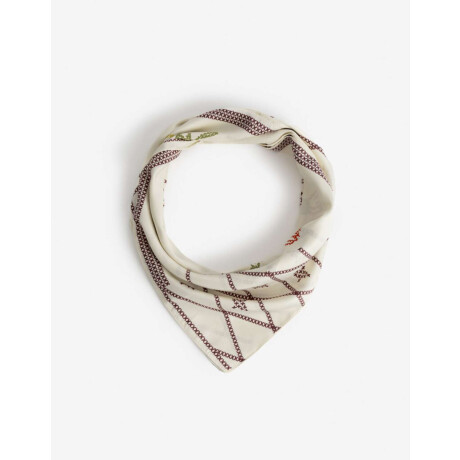 Pañuelos Raso Flores Combinacion Multicolor