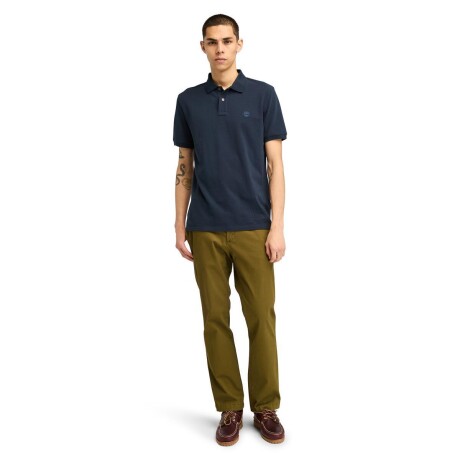Remera Timberland de Hombre - Logo SS Polo - TB0A2BRYZ02 ELD