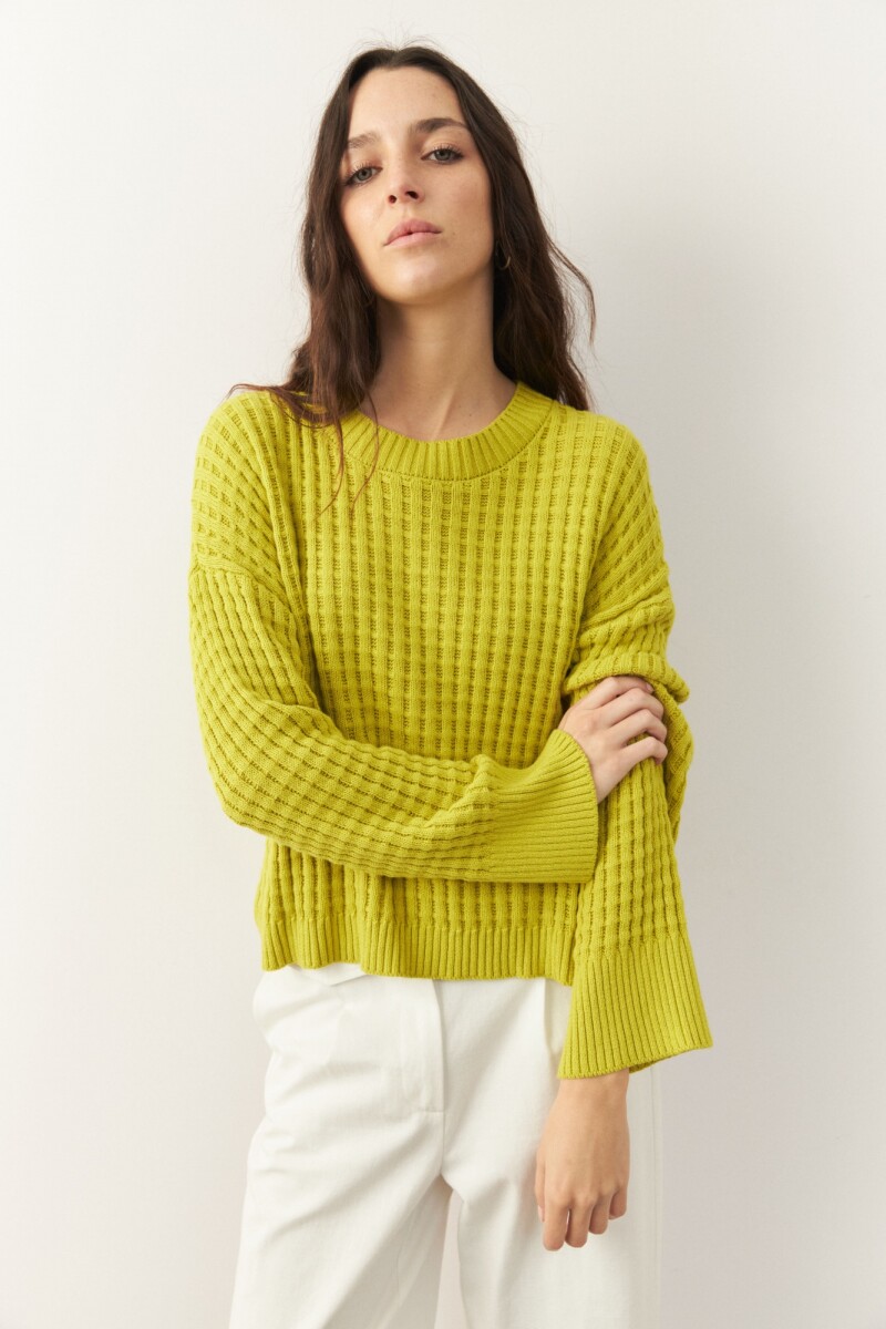 SWEATER SARA Verde Manzana