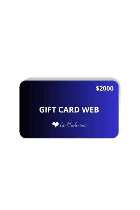 GIFT CARD $2000 GIFT CARD $2000