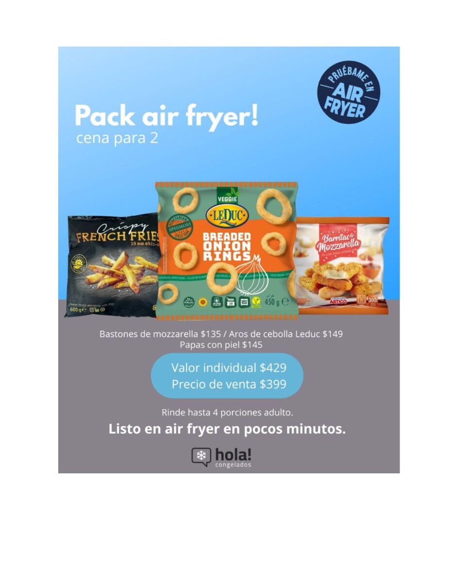 PACK AIR FRYER! CENA PARA 2 