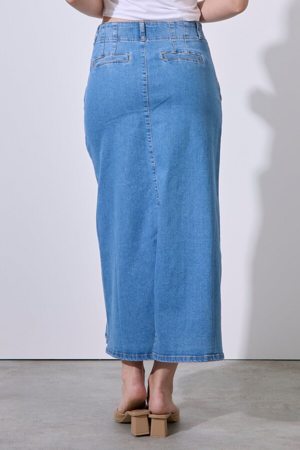 Falda Maxi Denim JEAN CLARO