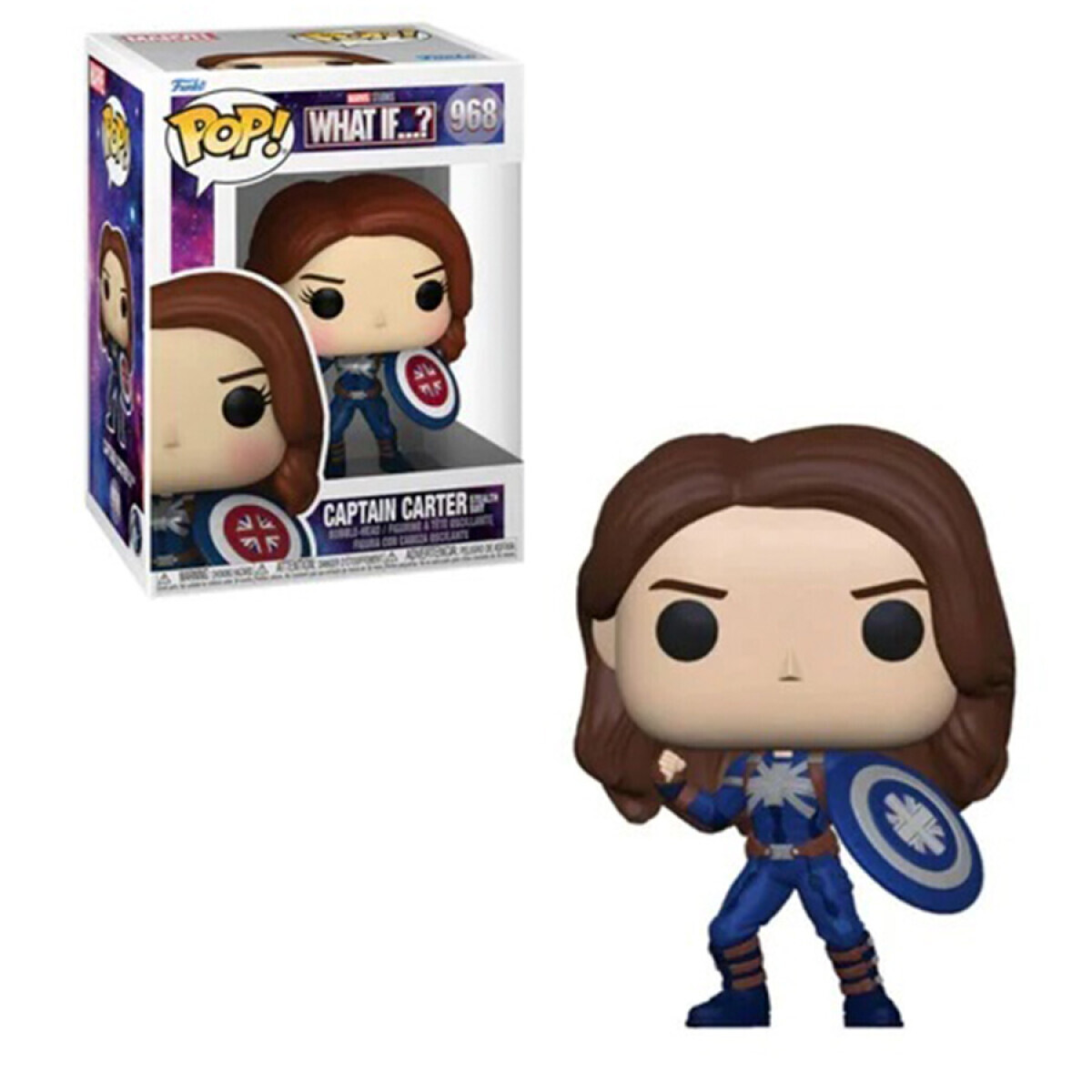 FUNKO POP MARVEL WHAT IF CAPTAIN CARTER STEALTH SUIT 