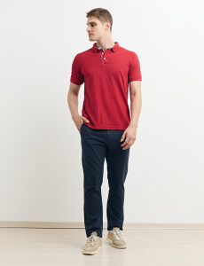 520751 REMERA HARRINGTON LABEL Rojo Oscuro