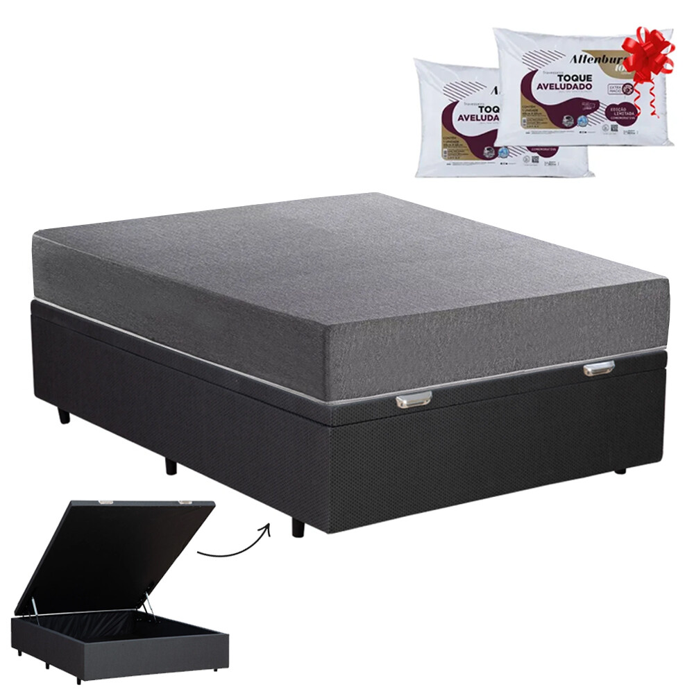 Box baúl + Colchón 2 plazas + 2 amohadas de regalo! Box baúl + Colchón 2 plazas + 2 amohadas de regalo!