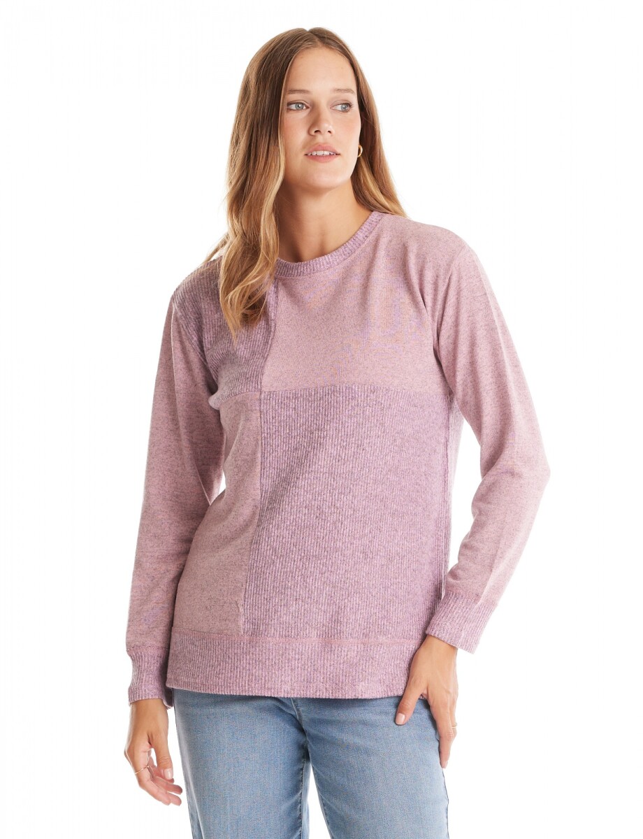 Buzo Combinado - Rosa 