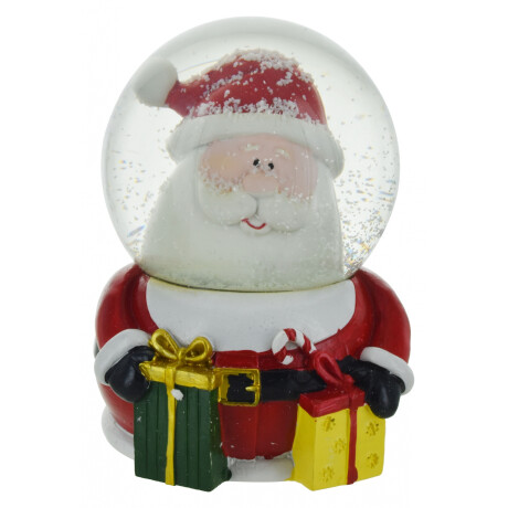 BOLA DE AGUA NAVIDEÑA SANTA BASE CUERPO SANTA A CUERDA 14X9.5CM 20497 Q16 BOLA DE AGUA NAVIDEÑA SANTA BASE CUERPO SANTA A CUERDA 14X9.5CM 20497 Q16
