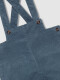 Pantalon Corto Con Tirantes Azulado