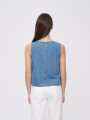 Blusa Wonk Azul Medio